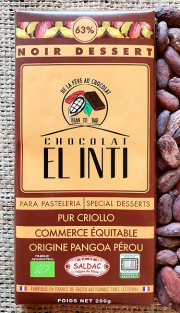 Cacao sucré en poudre, bio, sac de 5 kilos - Saldac